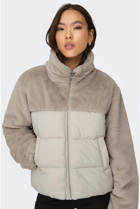 Only onlwanja fur puffer mix jacket cc o