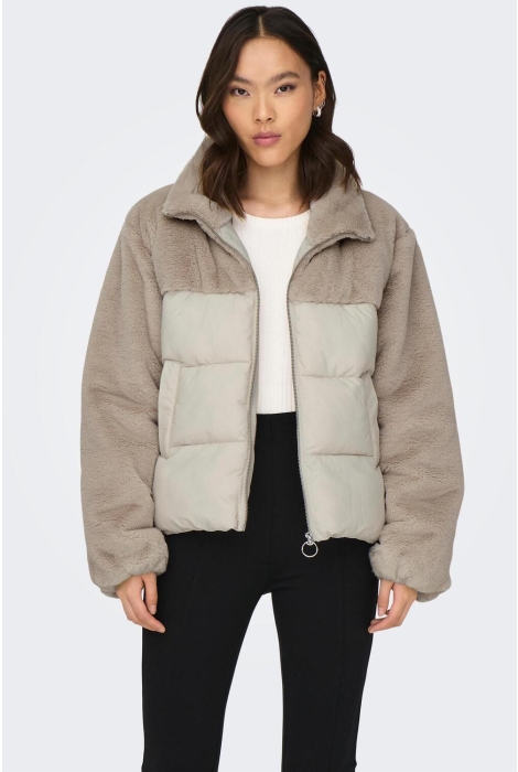 Only onlwanja fur puffer mix jacket cc o