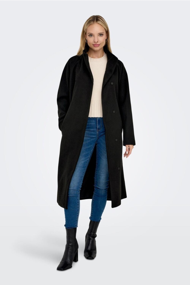 ONLEMMA HIGH NECK COAT OTW NOOS 15234634 Black/SOLID