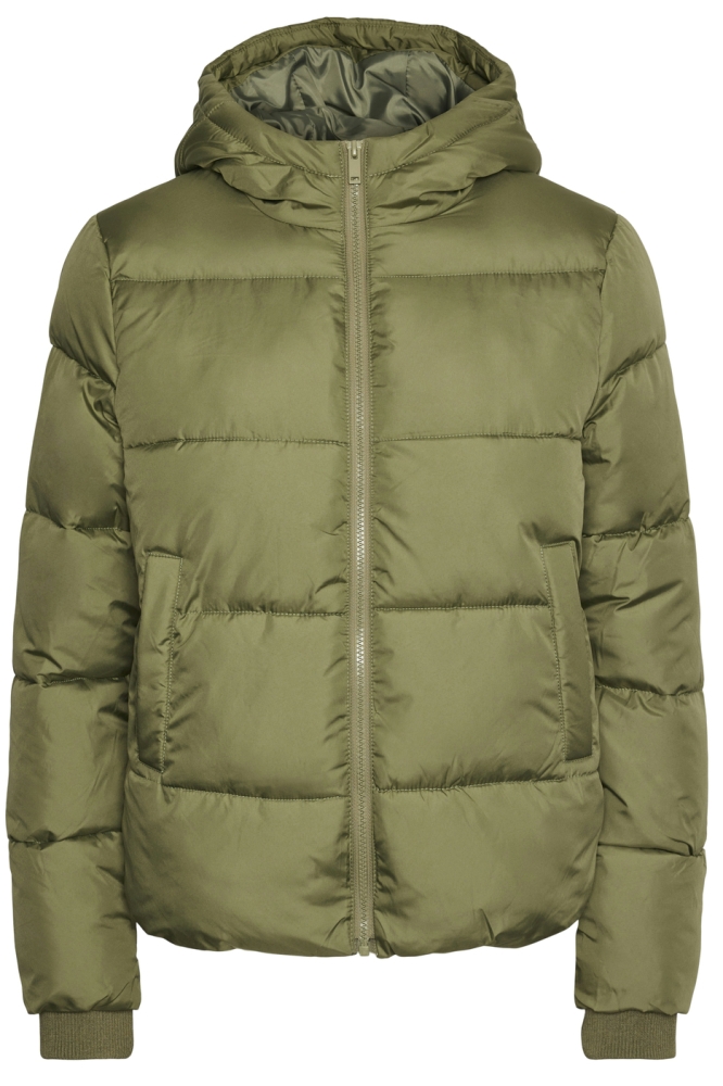 PCBEE NEW SHORT PUFFER JACKET BC 17115626 Deep Lichen Green