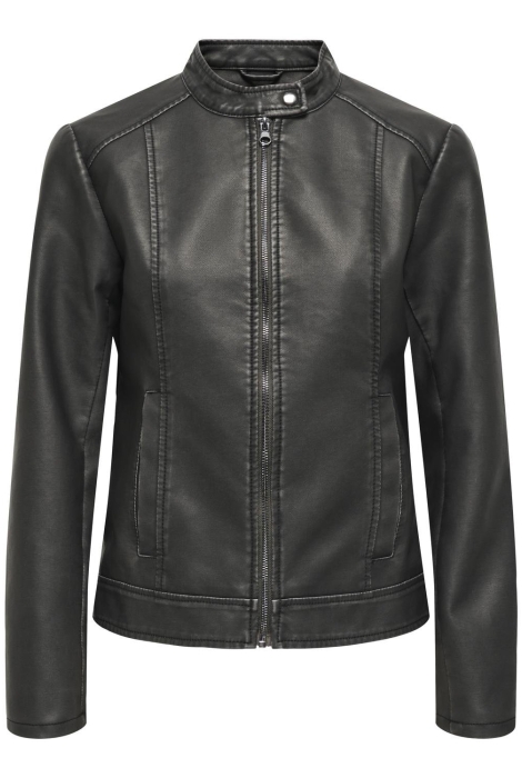 Jacqueline de Yong jdyetta emily wash faux leather jkt