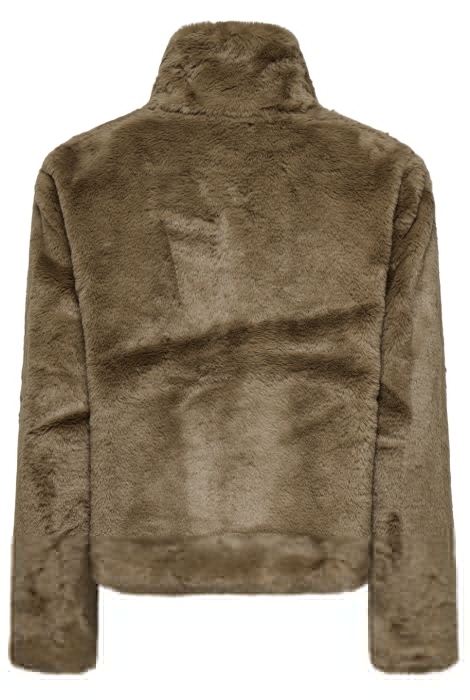 Jacqueline de Yong jdyesther faux fur jacket otw qiq