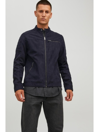 Jack & Jones Jas JJEROCKY JACKET NOOS 12147218 Jet Black/Fake suede