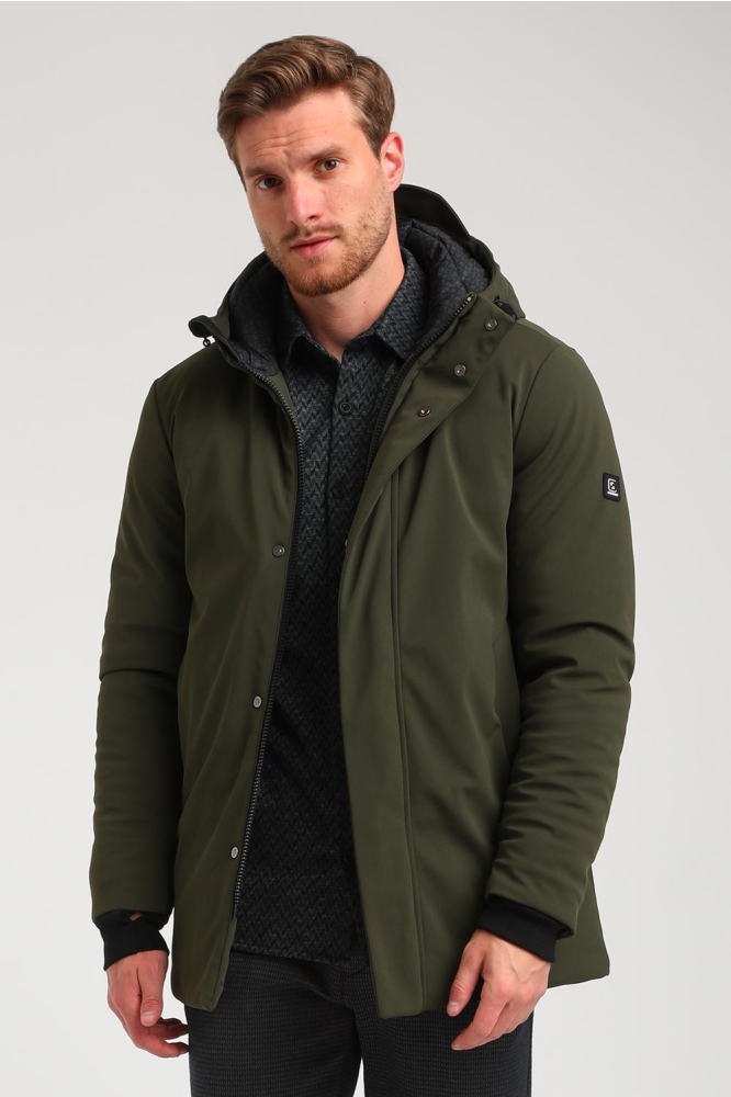 MINIMALISTISCHE PARKA STRETCH 534754 502 army