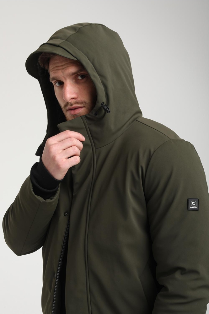 MINIMALISTISCHE PARKA STRETCH 534754 502 army