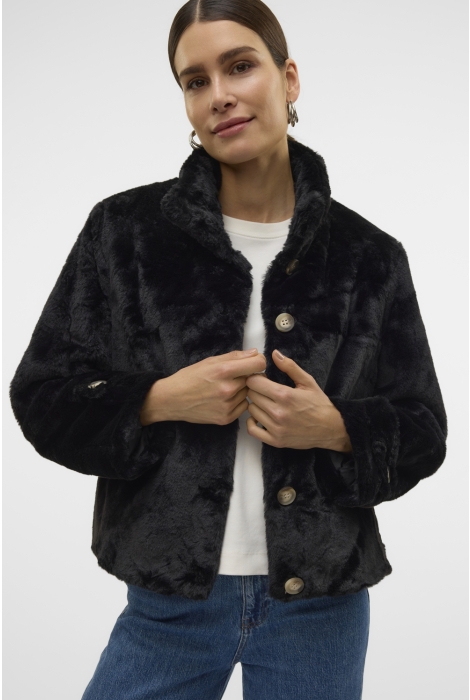 Vero Moda vmsonjaeva short faux fur jacket ga