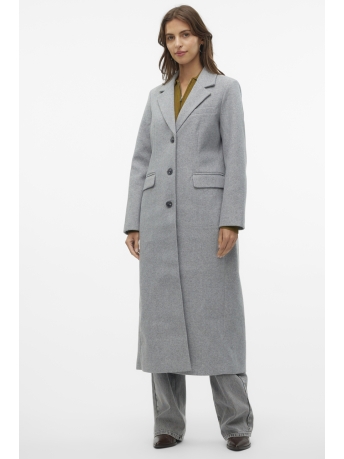 Vero Moda Jas VMVINCEMILAN LONG COAT GA BOO 10290651 LIGHT GREY MELANGE