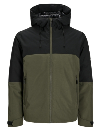 Jack & Jones Jas JCOAIDEN TRANSITIONAL JACKET SN 12260486 Forest Night/BLACK BLOC