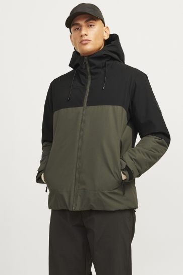 Jack & Jones Jas JCOAIDEN TRANSITIONAL JACKET SN 12260486 Forest Night/BLACK BLOC