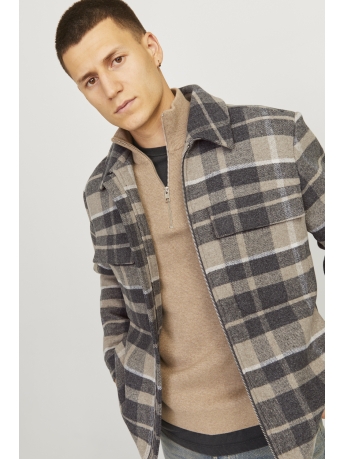 Jack & Jones Jas JPRBLURUSSEL WOOL BLEND JACKET SN 12259393 HIGH-RISE/CHECK