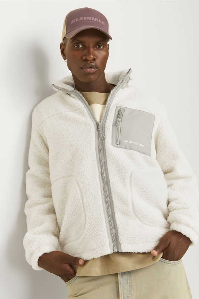 JORVESTERBRO TEDDY JACKET AW24 NOOS 12260450 CLOUD DANCER