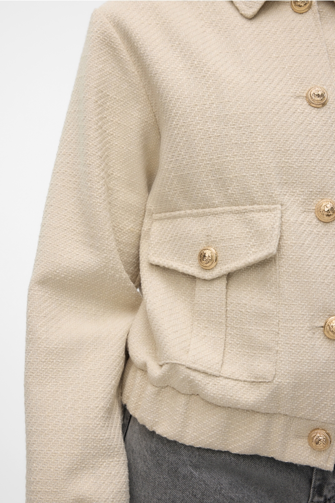 VMSUZIMIA SHORT JACKET 10315530 OATMEAL