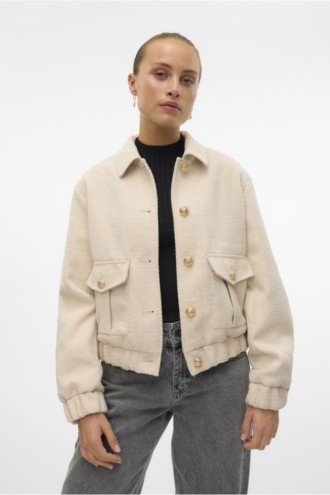 VMSUZIMIA SHORT JACKET 10315530 OATMEAL