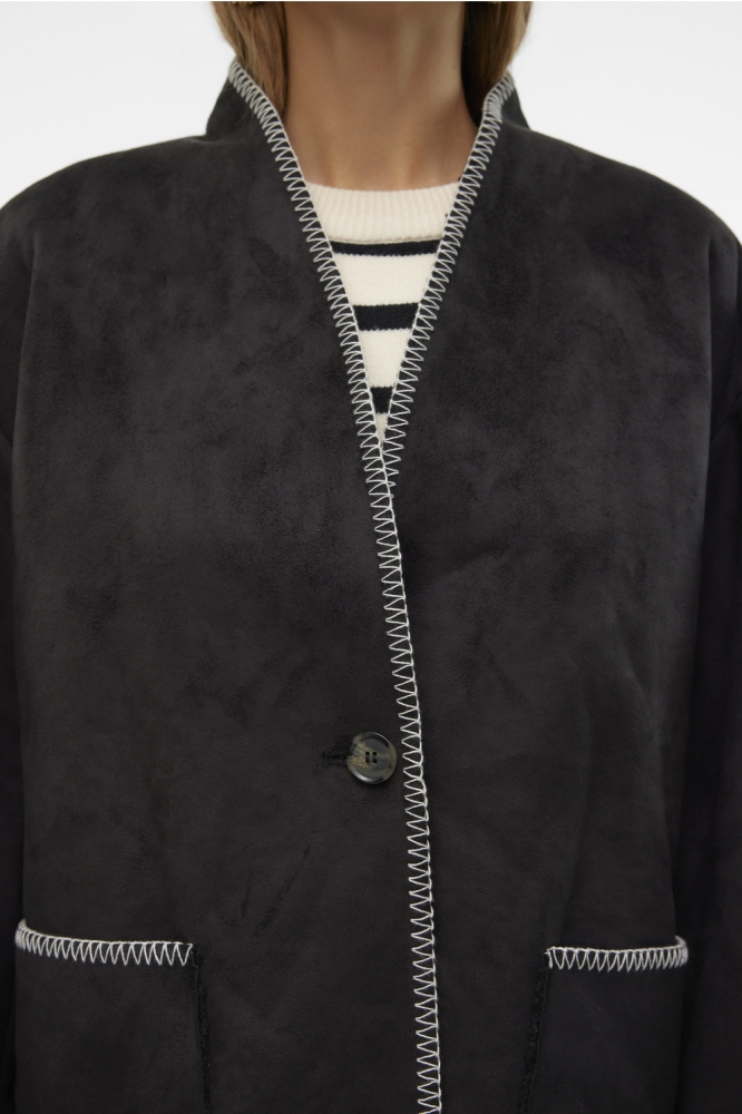 VMLIVA JACKET 10316543 Black/WHITE DETAIL