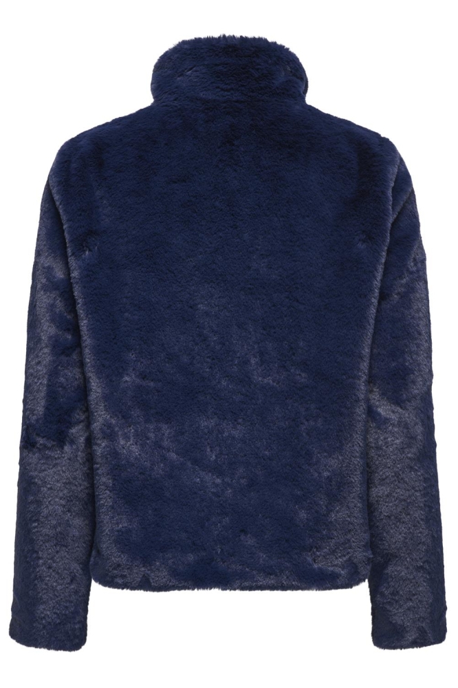 ONLNEWVIDA FAUX FUR JACKET OTW CC 15295423 NAVY ACADEMY