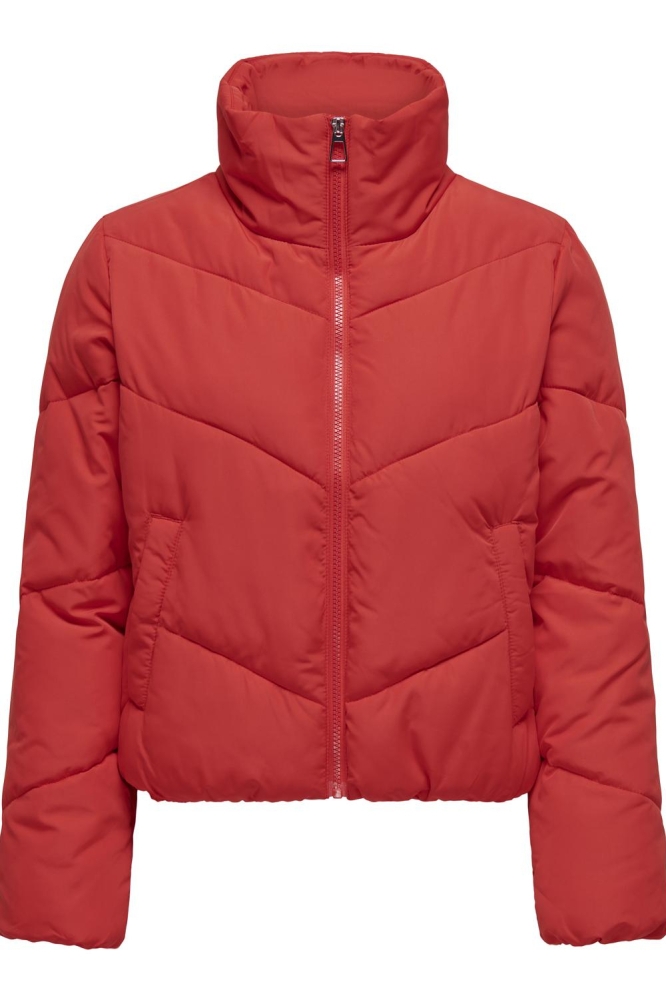 ONLMAGGI LIFE SOLID PUFFER CC OTW 15308639 HIGH RISK RED