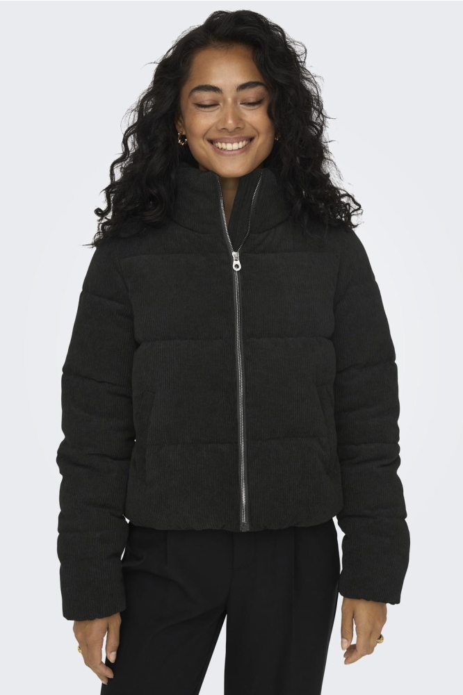 ONLNEWDOLLY CORDUROY PUFFER OTW NOO 15304768 BLACK