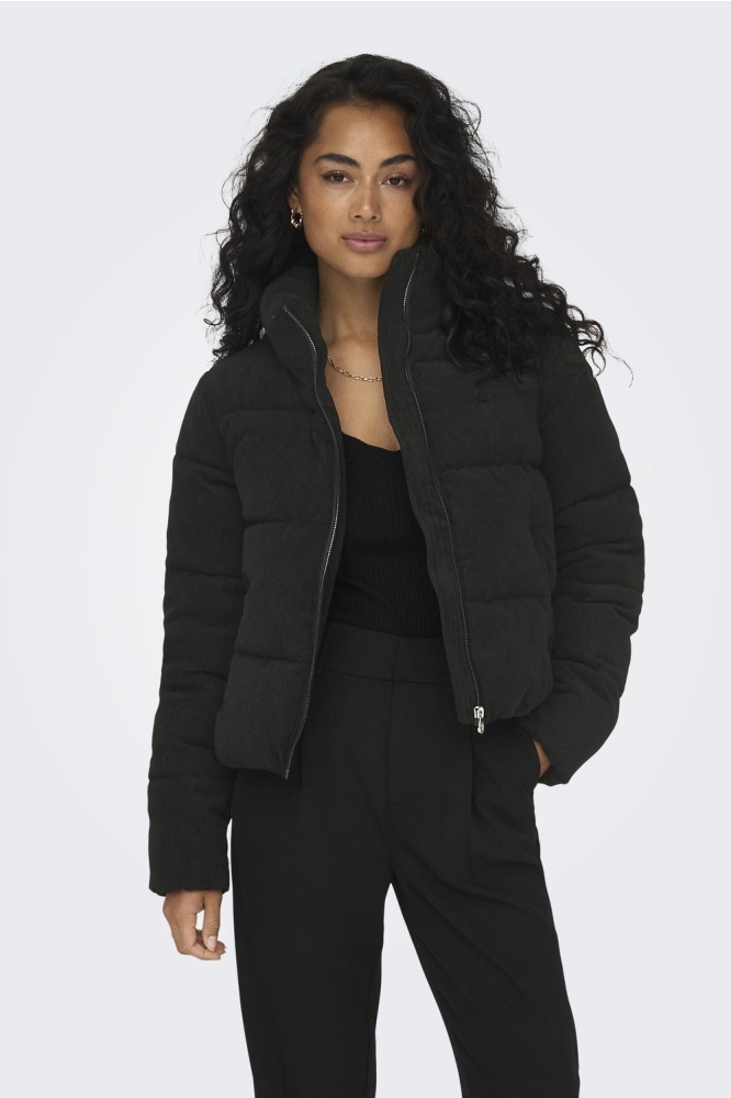 ONLNEWDOLLY CORDUROY PUFFER OTW NOO 15304768 BLACK