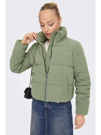 Only Jas ONLNEWDOLLY CORDUROY PUFFER OTW NOO 15304768 HEDGE GREEN