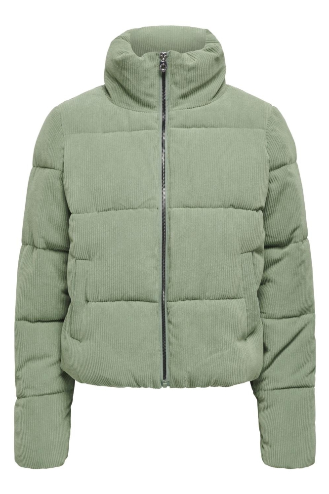 ONLNEWDOLLY CORDUROY PUFFER OTW NOO 15304768 HEDGE GREEN