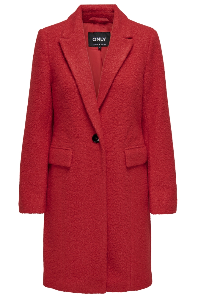 ONLVALERIA COAT CC OTW 15321870 HIGH RISK RED