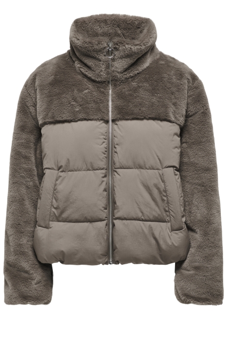 Only onlwanja fur puffer mix jacket cc o