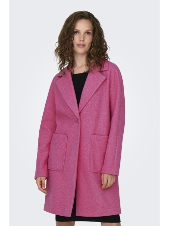 Only Jas ONLNEWVICTORIA LIFE COAT OTW 15285883 RASPBERRY SORBET/MELANGE