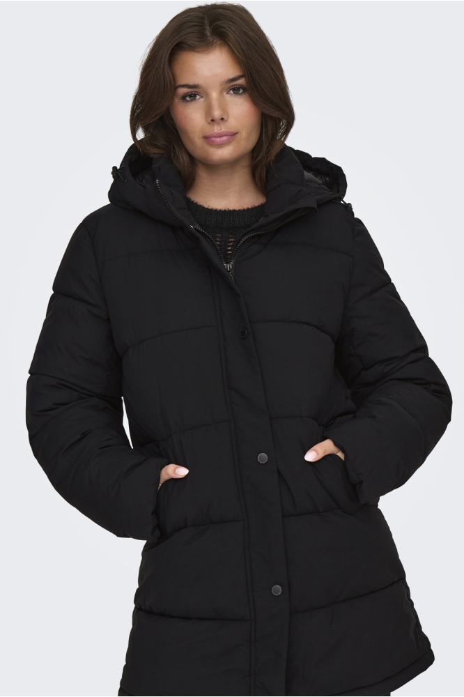 ONLANN PREMIUM PUFFER COAT MID-LONG 15308172 Black