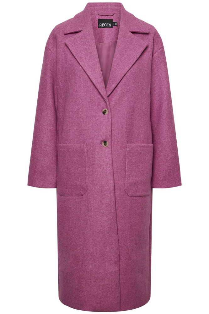 PCJILI LONG COAT BC 17141583 FESTIVAL FUCHSIA