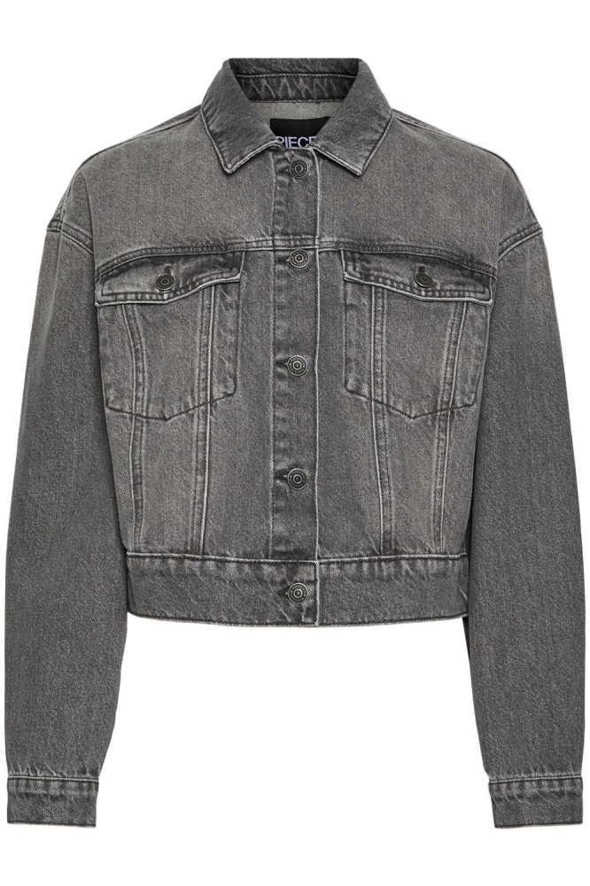 PCNYNNE DENIM JACKET 17151507 GREY DENIM