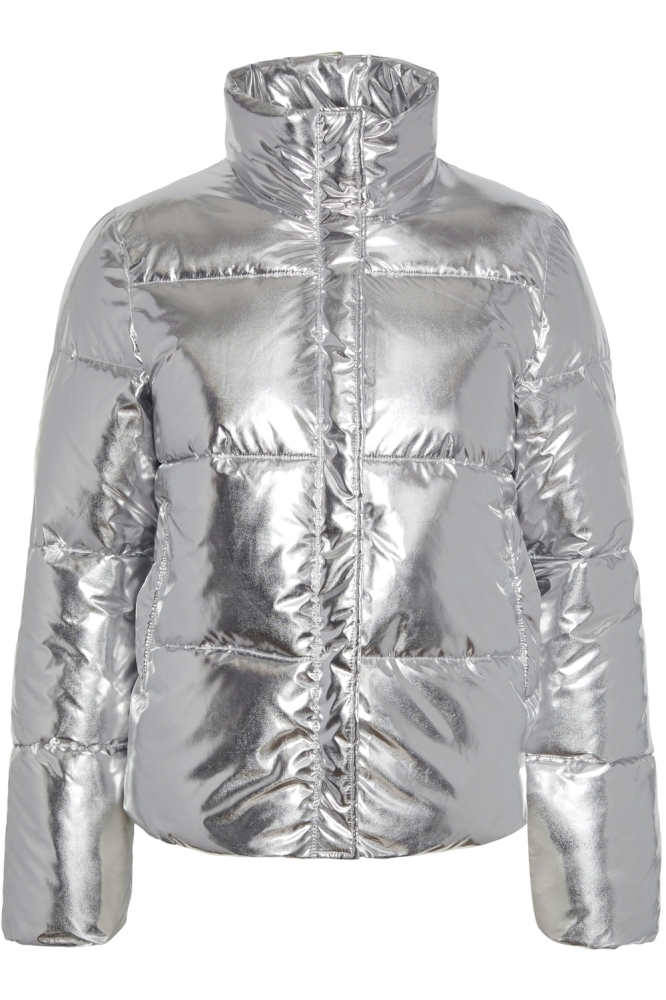 PCNAMIE PUFFER JACKET 17151539 Silver Colour