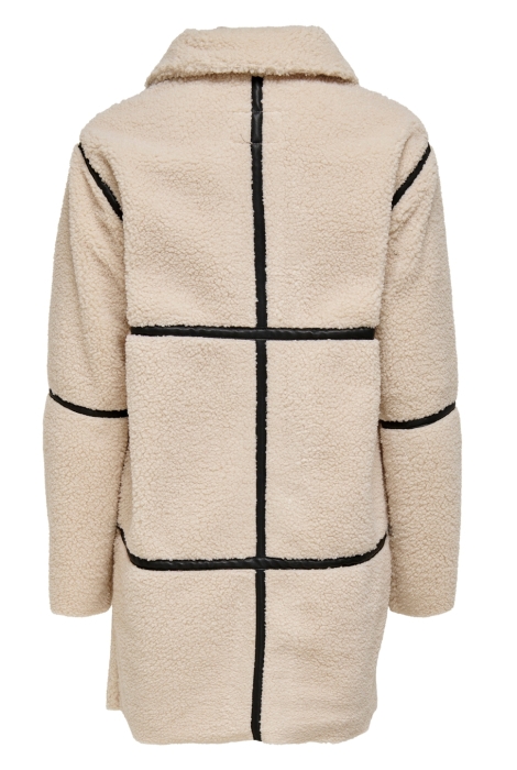 Jacqueline de Yong jdyfrosty teddy long jacket otw noo