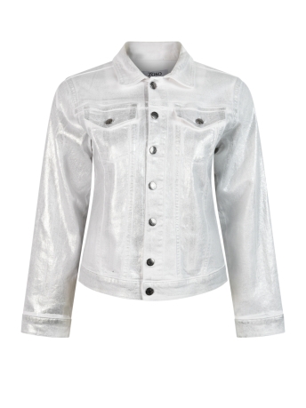 Zoso Jas WENDY COATED JEANS JACKET 242 0016 WHITE