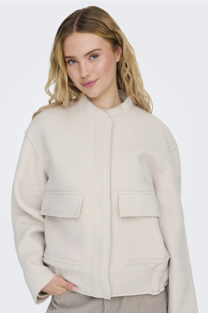 ONLSANNE BOUCLE BOMBER OTW 15335196 Moonbeam