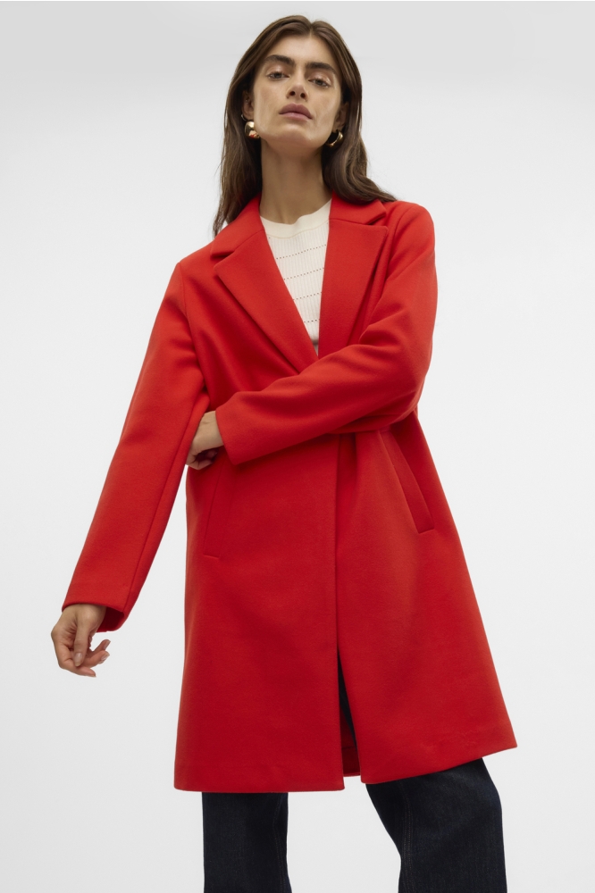 VMVINCEMARI COAT GA BOO 10322893 Fiery Red