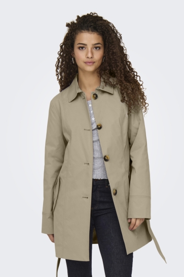 Jacqueline de Yong Jas JDYISADORA TRENCHCOAT OTW HAB NOOS 15338506 Weathered Teak