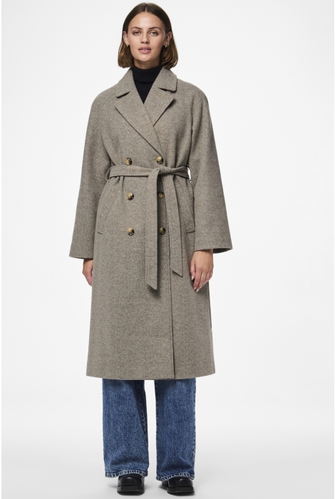 Pieces pcmarbel long coat noos