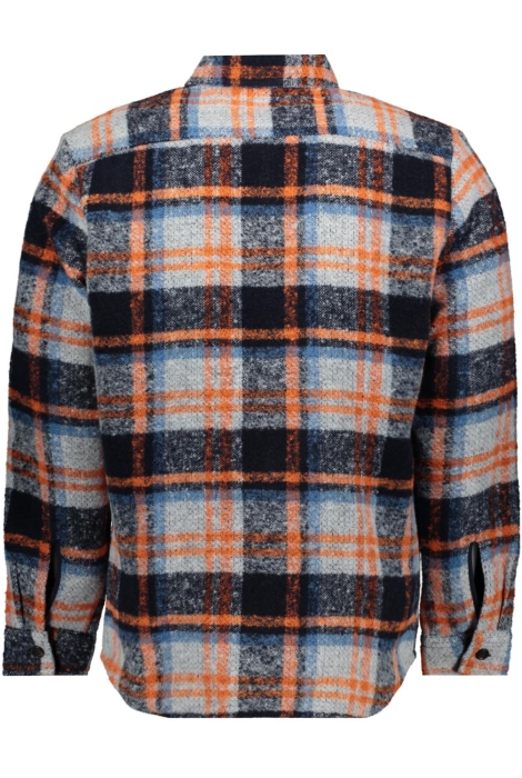 Scotch & Soda relaxed fit yarn-dyed fleece oversh