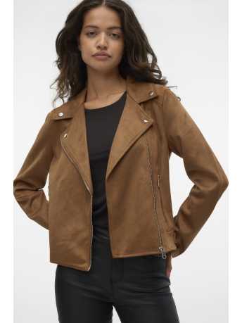 Vero Moda Jas VMJOSE SHORT FAUX SUEDE JACKET NOOS 10300938 COGNAC