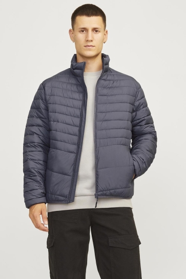 Jack & Jones Jas JJESTATE PACKABLE PUFFER COLLAR NOO 12256985 ASPHALT