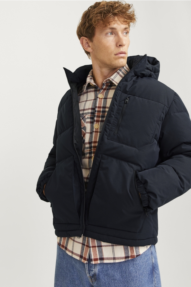 JJEOTTO PUFFER JACKET SN 12258416 Dark Navy