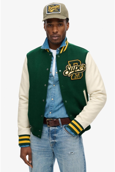 Superdry varsity wool bomber