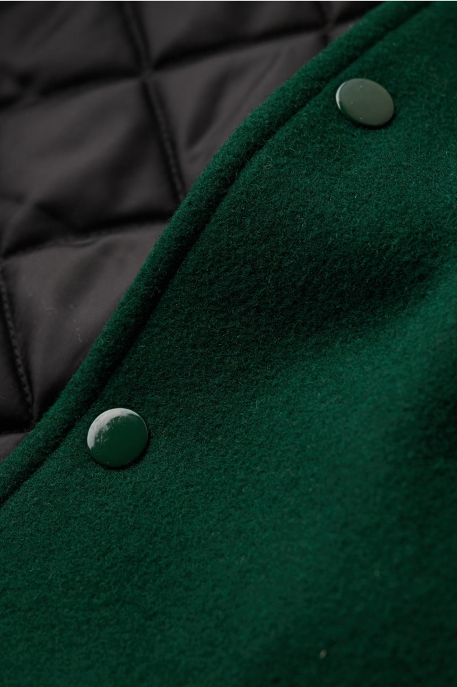 VARSITY WOOL BOMBER M5011943A PINE GREEN