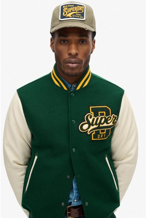 Superdry varsity wool bomber