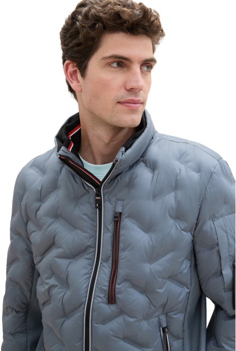 Tom Tailor decorative hybrid jacket