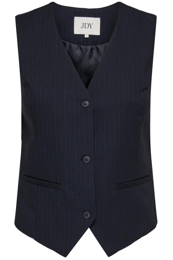 JDYULRIKKE WAISTCOAT PNT 15332681 Sky Captain/PINSTRIPE