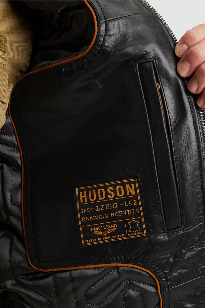 HUDSON LEATHER JACKET PLJ2408700 9072