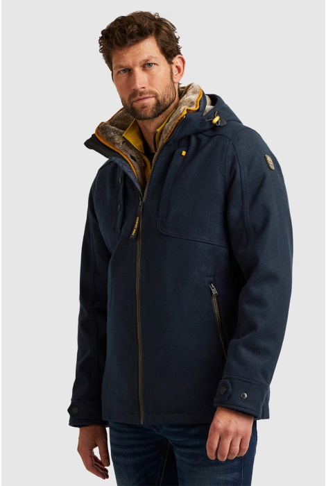 PME legend semi long jacket snowpack wool 5.0