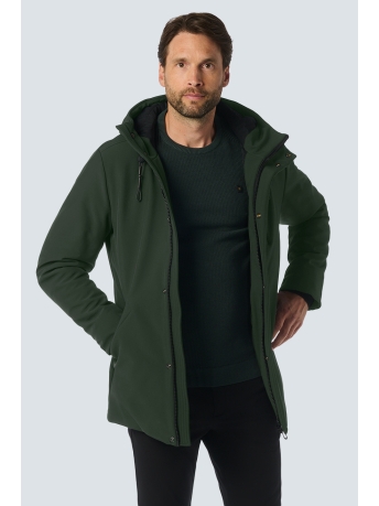 NO-EXCESS Jas SOFTSHELL JAS MET CAPUCHON EN STRETCH 25630818 186 DARK MOSS