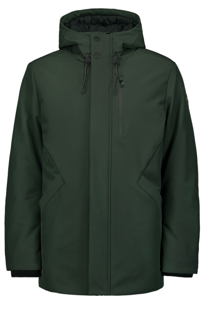 SOFTSHELL JAS MET CAPUCHON EN STRETCH 25630818 186 DARK MOSS